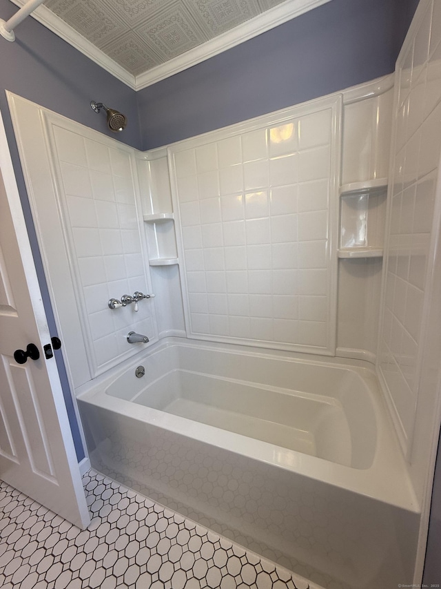 full bathroom with shower / bathing tub combination