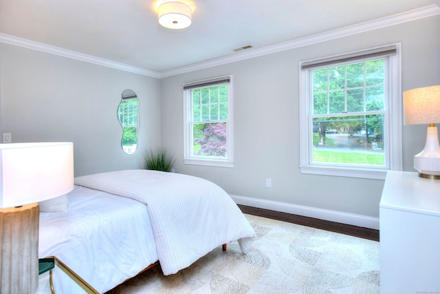 9 November Trl, Weston, CT 06883 - bedroom with wood finished floors, crown molding, and baseboards