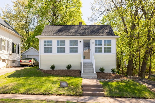 exterior space with entry steps