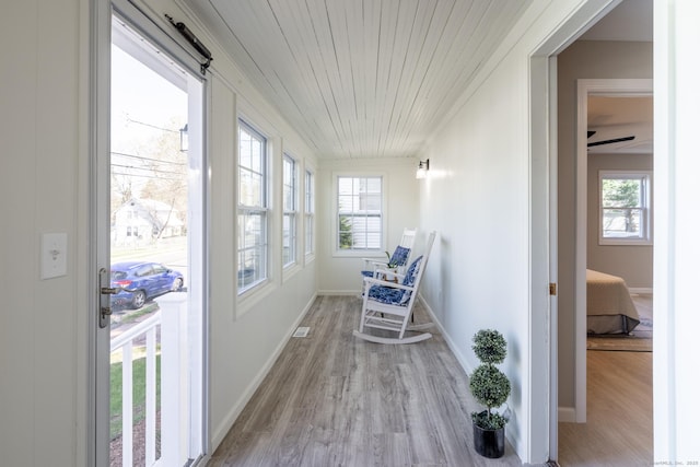 interior space with plenty of natural light