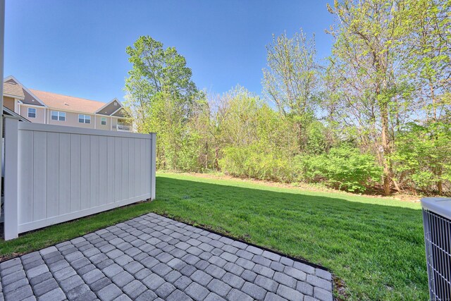 view of yard featuring a patio area