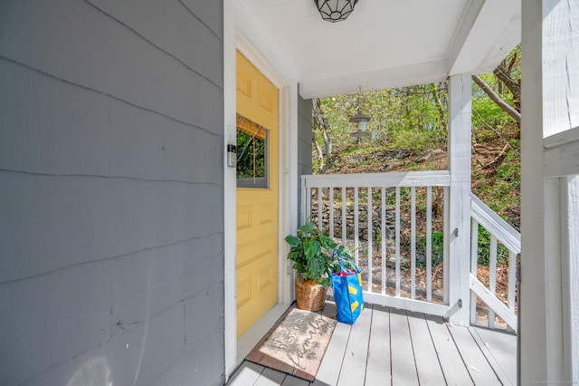 10 Gilmour St, Norwich, CT 06360 - wooden deck featuring covered porch