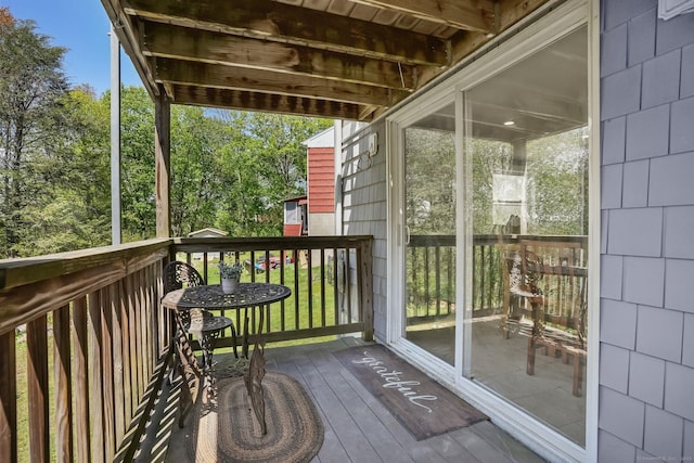 view of deck