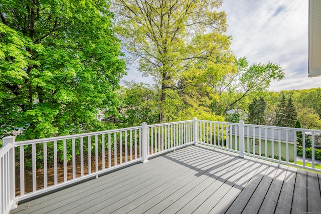 29 Sterling St, New Britain, CT 06053 - view of wooden deck