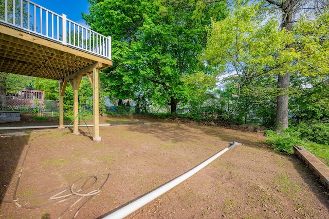29 Sterling St, New Britain, CT 06053 - view of yard featuring a wooden deck