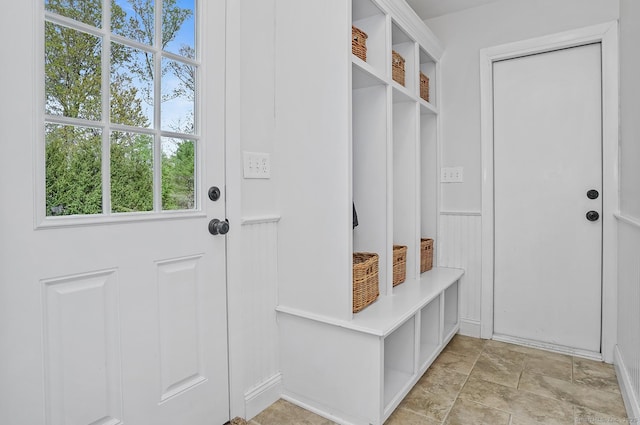 view of mudroom