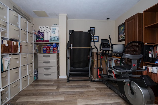 17 Ives Hill Ct Unit 17, Cheshire, CT 06410 - exercise room featuring wood finished floors