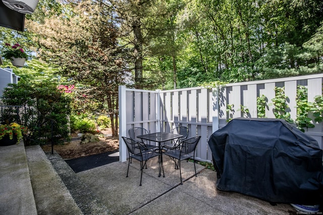 17 Ives Hill Ct Unit 17, Cheshire, CT 06410 - view of patio / terrace featuring grilling area and outdoor dining space