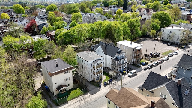 aerial view featuring a residential view