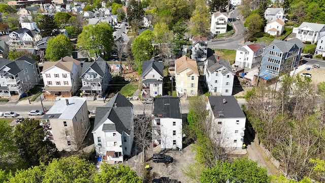 drone / aerial view featuring a residential view