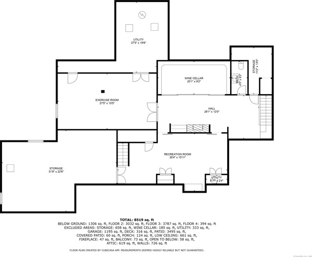 132 Belden Hill Rd, Wilton, CT 06897 - floor plan / room layout