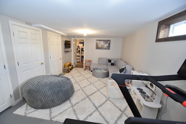 view of living area