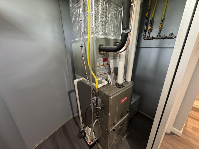 59 Fairfax St, Waterbury, CT 06704 - utility room featuring heating unit