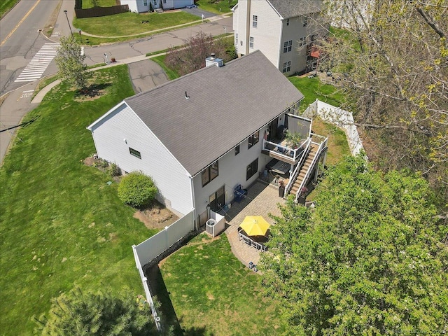 drone / aerial view