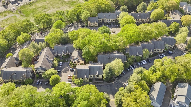 aerial view of property's location with nearby suburban area