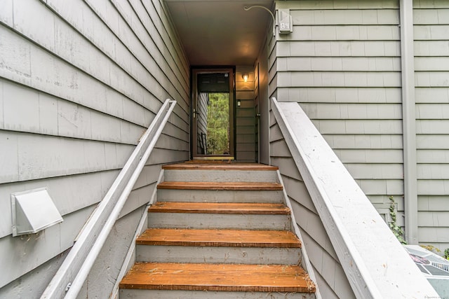 view of stairs
