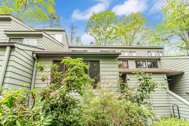 view of back of property