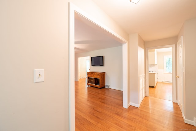 26 Converse Rd, Bolton, CT 06043 - hall featuring light wood-style flooring and baseboards