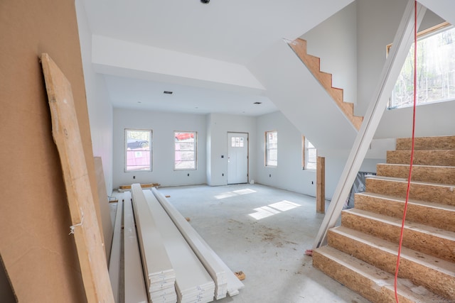 entrance foyer with stairs