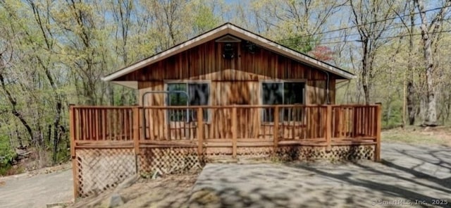 1037 Bartholomew Rd, Middletown, CT 06457 - view of outbuilding featuring a view of trees