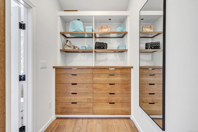 view of closet