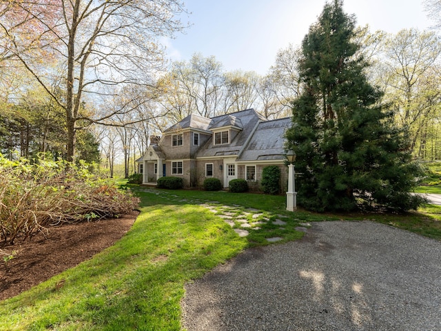 5 Clarks Ln, Old Lyme, CT 06371 - shingle-style home with a front lawn