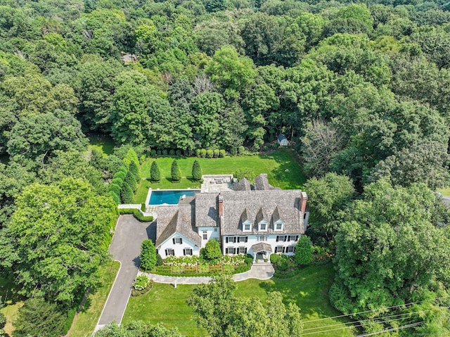 2 Grouse Path, Westport, CT 06880 - view of property location featuring a heavily wooded area