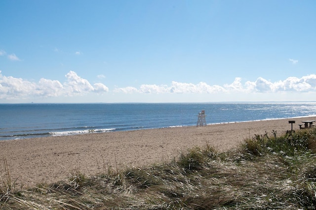 water view featuring nearby beach