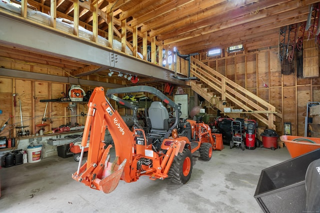 161 Center Hill Rd, Barkhamsted, CT 06063 - garage featuring a workshop area