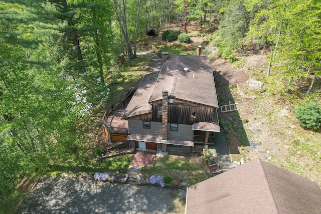 161 Center Hill Rd, Barkhamsted, CT 06063 - view of subject property featuring a heavily wooded area