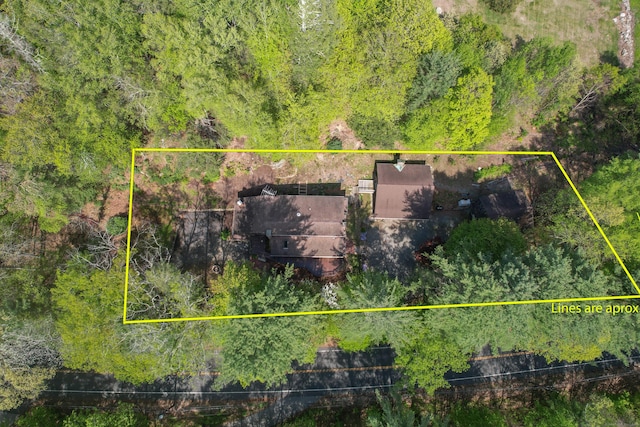 161 Center Hill Rd, Barkhamsted, CT 06063 - aerial overview of property's location featuring property boundaries highlighted