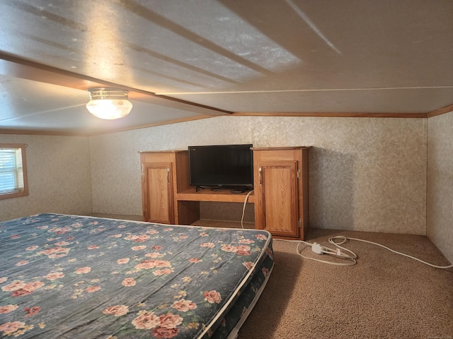 42 Pierce Rd, Preston, CT 06365 - carpeted bedroom featuring vaulted ceiling