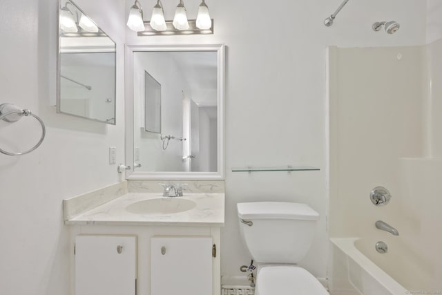97 Richards Ave Apt F5, Norwalk, CT 06854 - full bathroom with vanity, bathtub / shower combination, and toilet