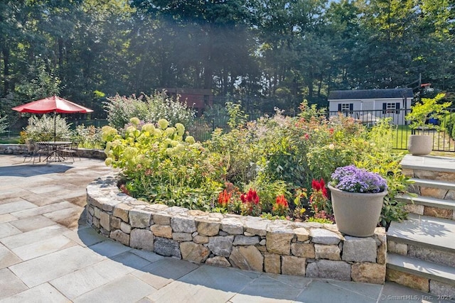 81 Silver Hill Rd, Ridgefield, CT 06877 - view of yard with a patio, fence, and an outbuilding