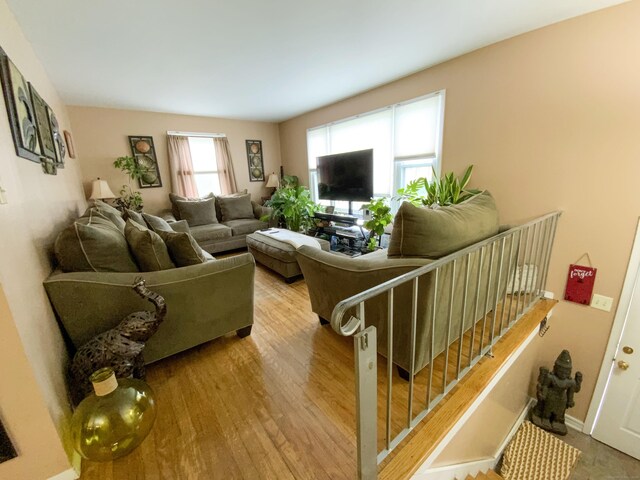 456 Main St, West Haven, CT 06516 - living area with wood finished floors