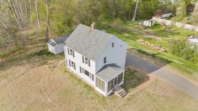 drone / aerial view