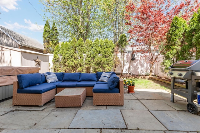 39 Wildemere Ave, Milford, CT 06460 - view of patio / terrace featuring fence and an outdoor living space