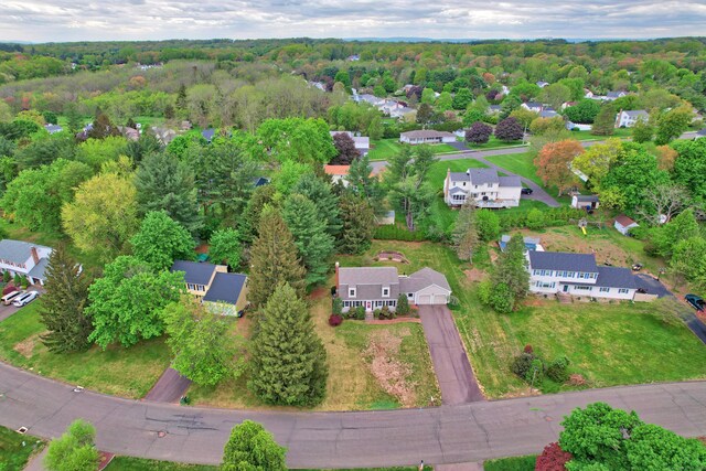 227 Hany Ln, Vernon, CT 06066 - aerial overview of property's location with nearby suburban area