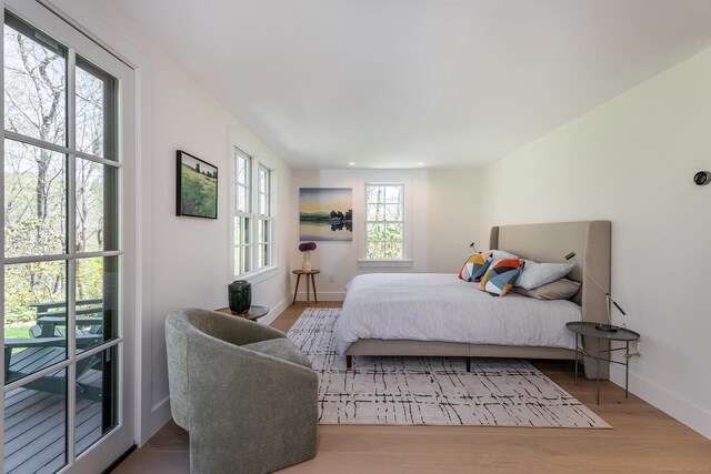 24 Tompkins Hill Rd, Washington, CT 06793 - bedroom featuring baseboards, wood finished floors, and recessed lighting