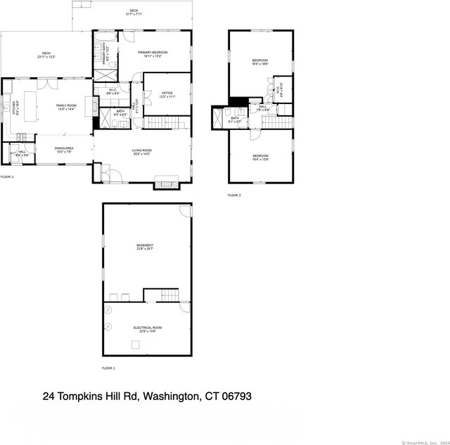 24 Tompkins Hill Rd, Washington, CT 06793 - property floor plan