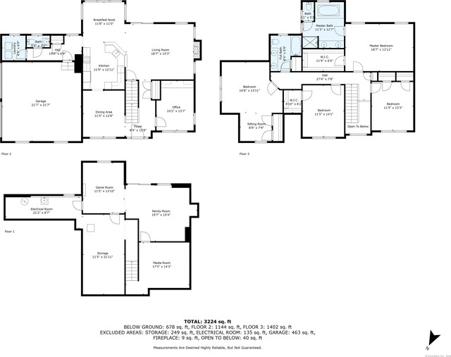 5 Shire Way, Burlington, CT 06013 - floor plan