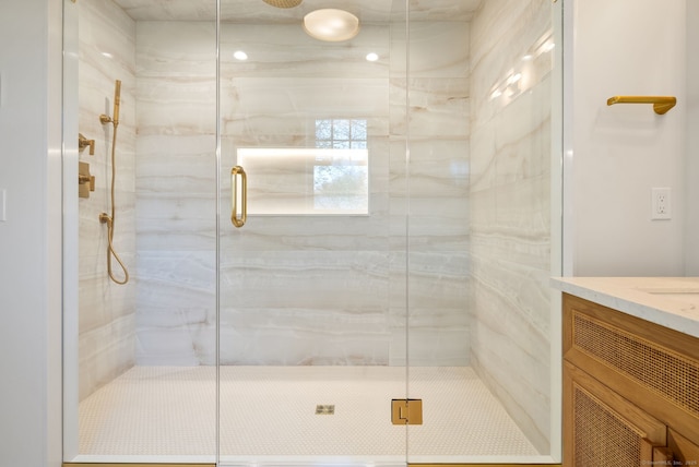 183 Pepperidge Cir, Fairfield, CT 06824 - full bath featuring a shower stall and vanity