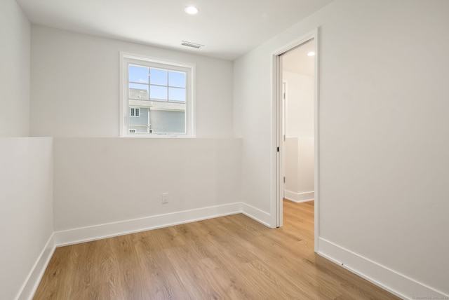 183 Pepperidge Cir, Fairfield, CT 06824 - unfurnished room with light wood finished floors, baseboards, and recessed lighting