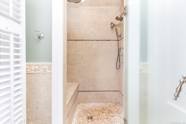 290 Waterville Rd, Avon, CT 06001 - full bathroom featuring a stall shower and radiator heating unit