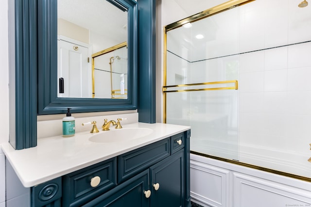 290 Waterville Rd, Avon, CT 06001 - full bath featuring vanity and bath / shower combo with glass door