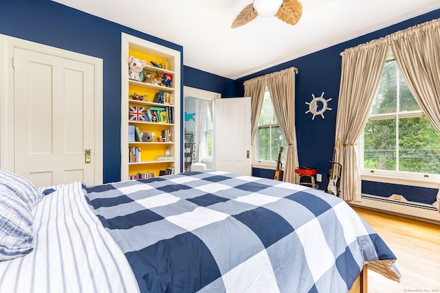 290 Waterville Rd, Avon, CT 06001 - bedroom with wood finished floors and a ceiling fan