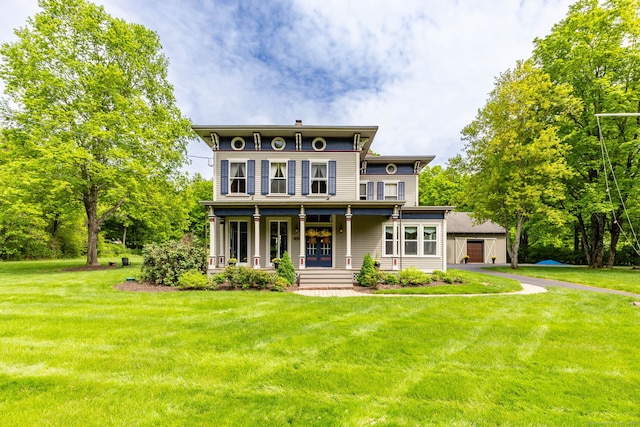 290 Waterville Rd, Avon, CT 06001 - back of property featuring covered porch and a yard