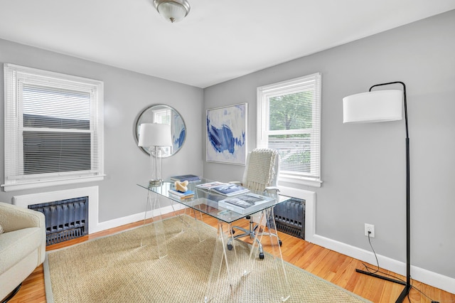84 Oxford St, Bridgeport, CT 06606 - home office featuring wood finished floors