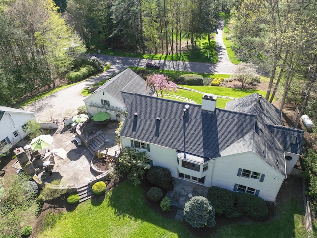drone / aerial view