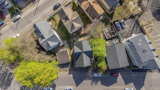 bird's eye view featuring a residential view